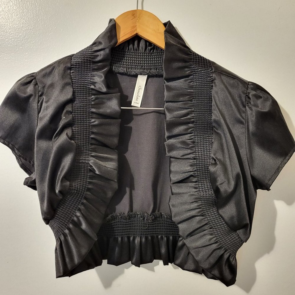 dress and crop jacket